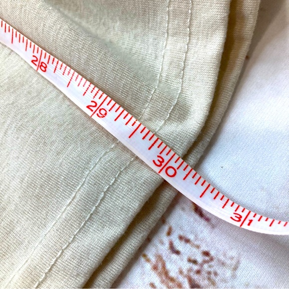 Shein Graphic Short Sleeve Shirt Cream Angel Sz Large - Picture 13 of 15